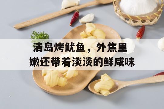  清岛烤鱿鱼，外焦里嫩还带着淡淡的鲜咸味